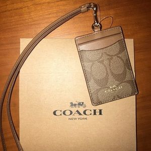 NEW WITH TAGS COACH LANYARD
